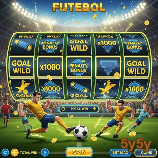 Imagem de um jogo de slot de futebol disponível no site 5y5y.